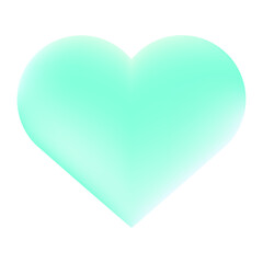 Heart illustration Isolated on white background