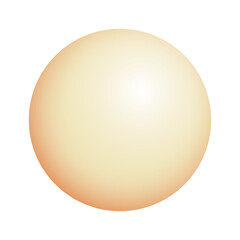 ball realistic Glossy 3d sphere ball isolated Geometric figure of round sphere on white