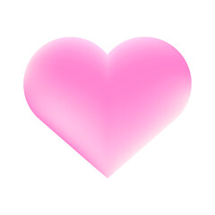 Heart illustration Isolated on white background