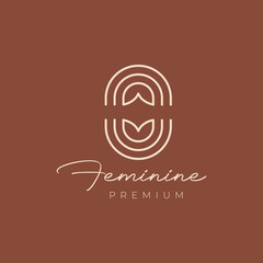 business salon spa beauty salon modern logo design vector