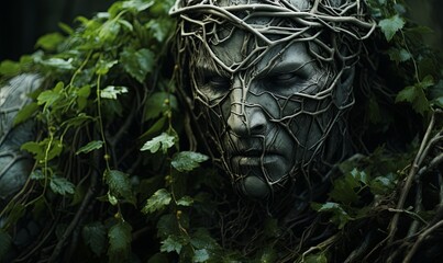 Man With Crown of Vines