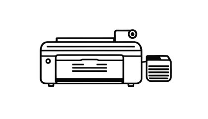 Versatile Print Icon Vector That Can Be Used in Various Applications