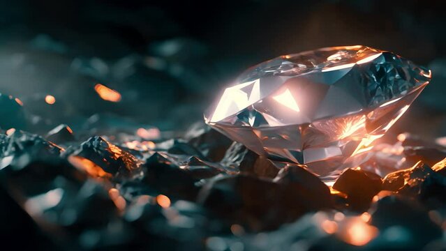 Highlight the brilliance, Clarity and allure of diamonds. Explore various contexts such as jewelry, engagement rings, or artistic compositions to emphasize beauty and value of precious gemstones	
