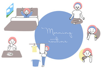 ひとり暮らしの女性のモーニングルーティン