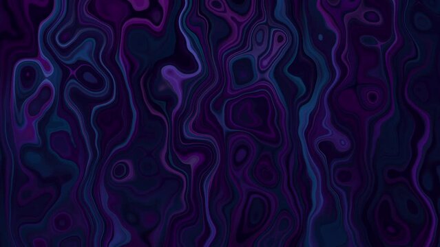 Blue Purple Liquid Abstract Background with Slow Fluid Motion Effects
