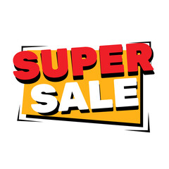 Super Sale Comic Style
