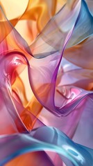abstract colorful wavy background