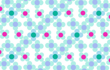 Blooming flower background floral, Cute summer wallpaper. backgrounds vector illustration.