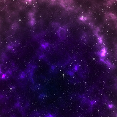 Purple Galaxy Background