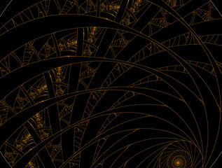 Imaginatory fractal abstract background Image