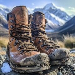 Explorer Boots in the Wild: A Hiker's Companion on Mountainous Trails