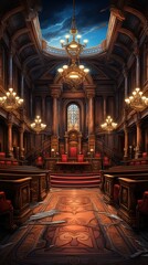 Fototapeta premium An Interior Jurisdiction Court