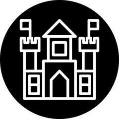 Vector Design Fortress Icon Style