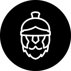 Vector Design Viking Icon Style