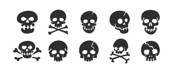 Skull Illustration Vector Set