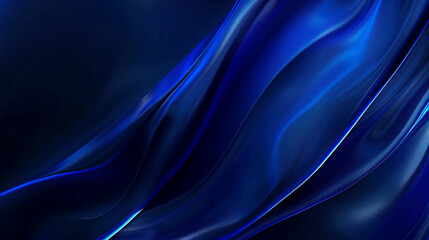 Obraz premium Abstract, Smooth Blue and Dark Waves Background