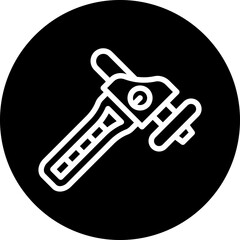 Vector Design Polisher Machine Icon Style