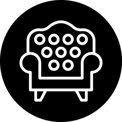 Vector Design Sofa Icon Style