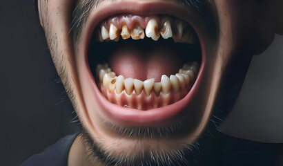 Naklejka premium Dental cleanliness