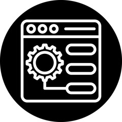Vector Design Control Panel Icon Style