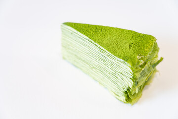 Matcha Mille Crepe Cake, Waikiki, Honolulu, Oahu, Hawaii. VAVIN DESSERT BAR