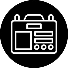 Vector Design Back Camera Icon Style