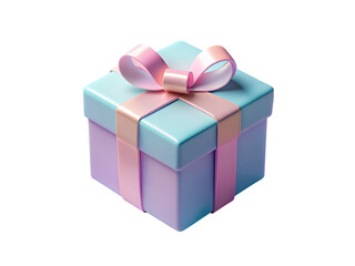 Obraz premium Pastel color gift box