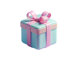 Obraz premium Pastel color gift box