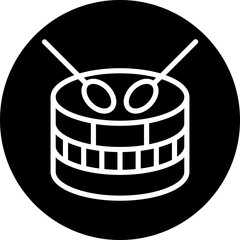 Vector Design Drum Icon Style