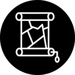 Vector Design Paper Map Icon Style