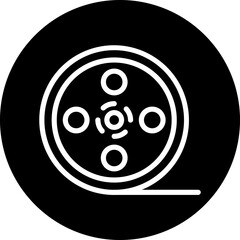 Vector Design Film Reel Icon Style