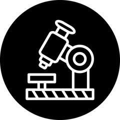 Vector Design Microscope Icon Style