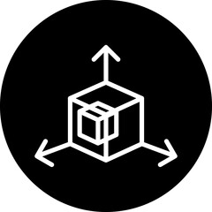 Vector Design 3d Modeling Icon Style