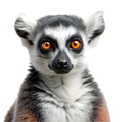 Obraz premium lemur on transparent background