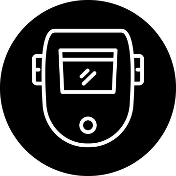 recommend clip art: Vector Design Welding Mask Icon Style