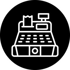 Vector Design Cash Register Icon Style
