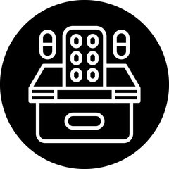 Vector Design Drug Donation Icon Style