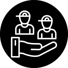 Vector Design Help Children Icon Style