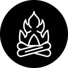 Vector Design Fire Icon Style