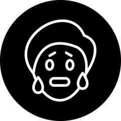 Vector Design Hot Face Icon Style