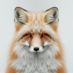 Obraz premium red fox isolated on white