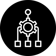 Vector Design Algorithm Icon Style