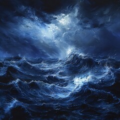 The Tempest: A Seascape Painting