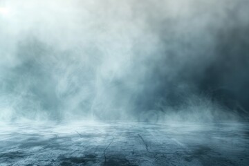 Fototapeta premium A foggy, misty, and hazy sky with a greyish blue background