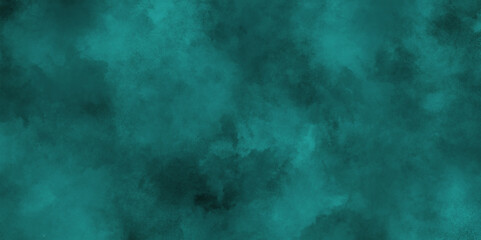 grunge stained blue paper texture close up, abstract blue or mint green watercolor painting textured on black grunge paper, Blue or mint green dusty old scratched grunge texture.