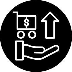 Vector Design Upselling Icon Style