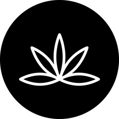 Vector Design Marijuana Icon Style