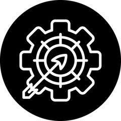 Vector Design Goals Management Icon Style