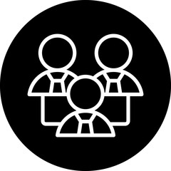 Vector Design Executive Team Icon Style