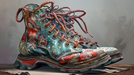Write about a pair of shoes that grants the wearer a unique superpower but with a quirky twist